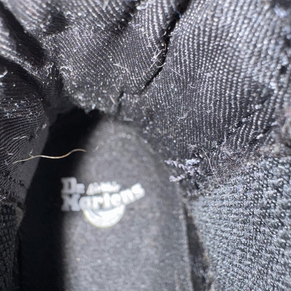 Black Leather Dr Marten Chelsea Boots - Picture 5 of 7